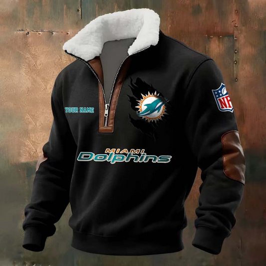 NFL x MD Fur Collar Sweatshirt V1 NAK