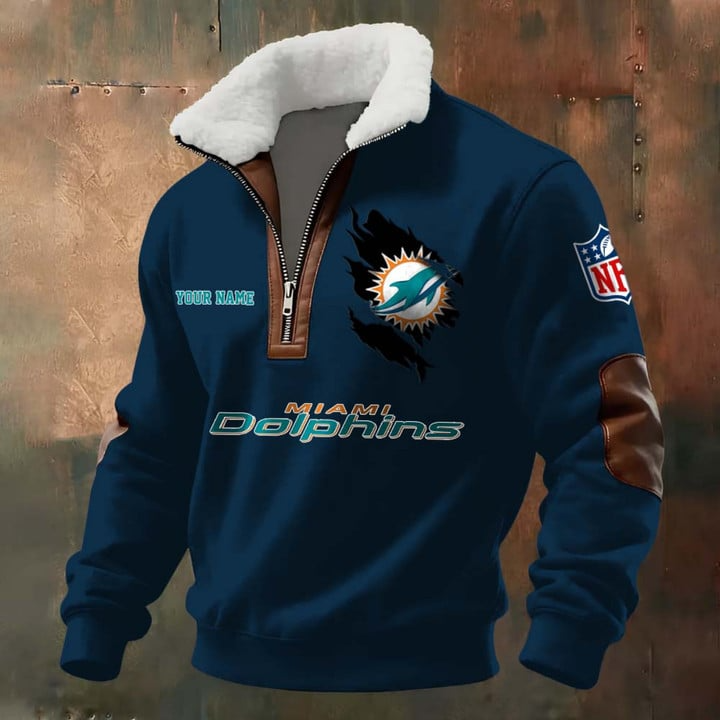 NFL x MD Fur Collar Sweatshirt V1 NAK