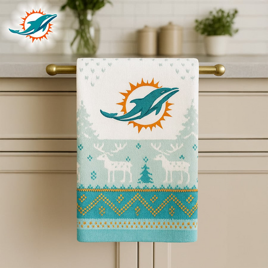 NFL x MD Premium NFL Christmas Kitchen Towel V1 NAK