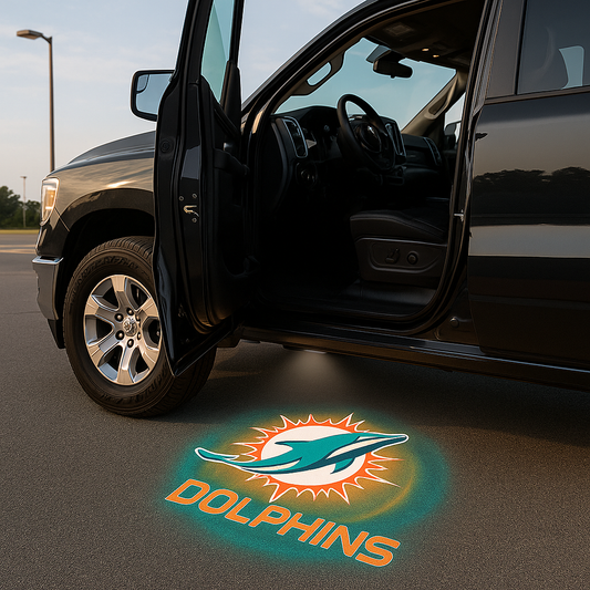 NFL x MIA Car Welcome Lights HLP