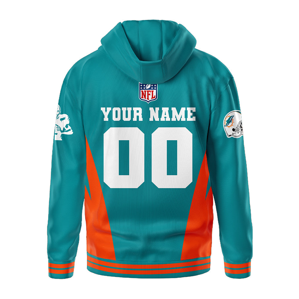 NFL x MIA Personalized Hoodie HLP