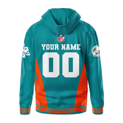 NFL x MIA Personalized Hoodie HLP