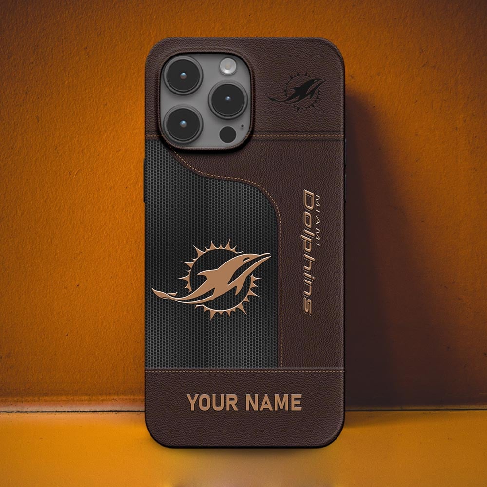 NFL x MIA Personalized Phone Case HLP HLPHUONG