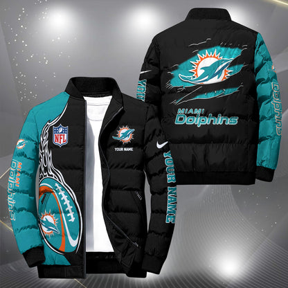 NFL x MIA Personalized Puffer Jacket HLP