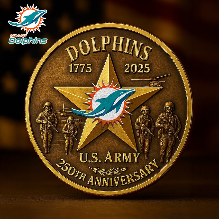 NFL X MIA Premium U.S Army Anniversary Coin HLP