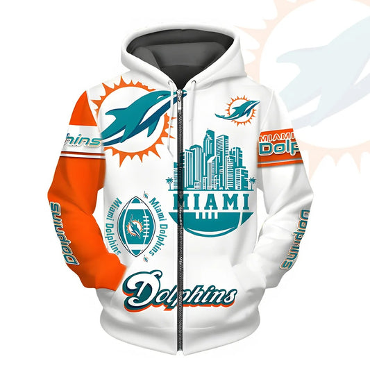 NFL x MIA V4 Zip Hoodie HLP