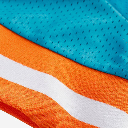 NFL x MIA Womens Gameday Custom Number Mesh Crop Top HLP