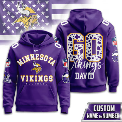 NFL x MIN Go Personalized Hoodie HLP
