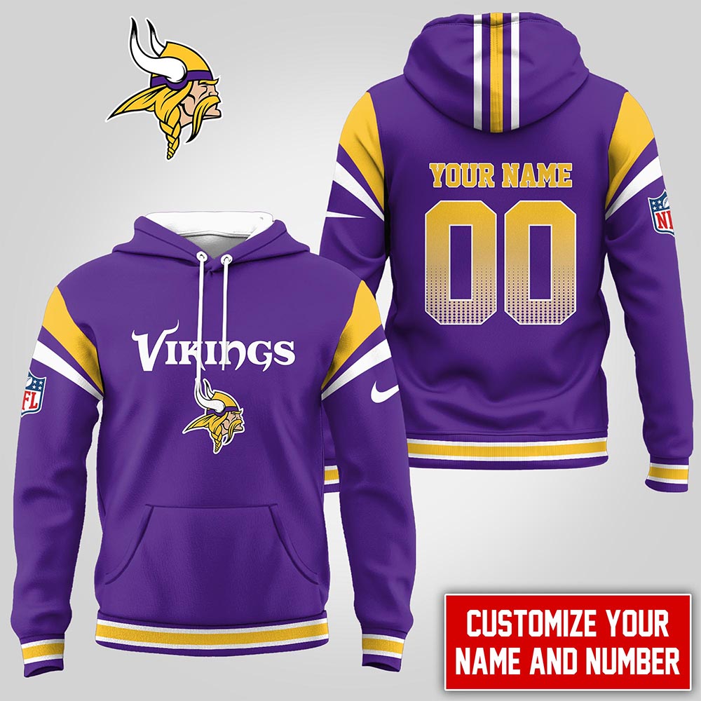 NFL x MIN Personalized Hoodie HLP