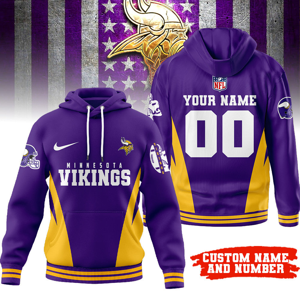 NFL x MIN Personalized Hoodie HLP