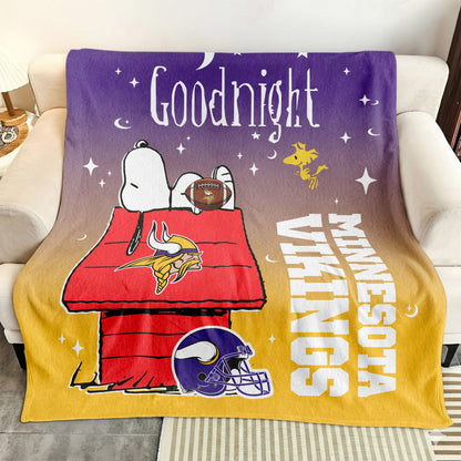 NFL x MIN Snoopy Fan Blanket HLP 271025