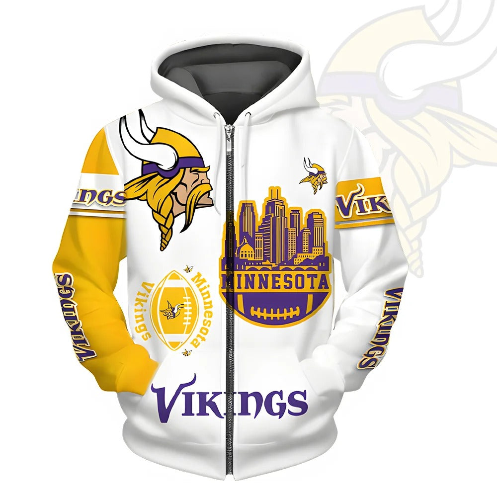 NFL x MIN V4 Zip Hoodie HLP