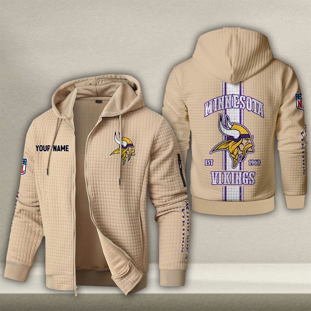 NFL x MIN Waffle Zip Hoodie HLP