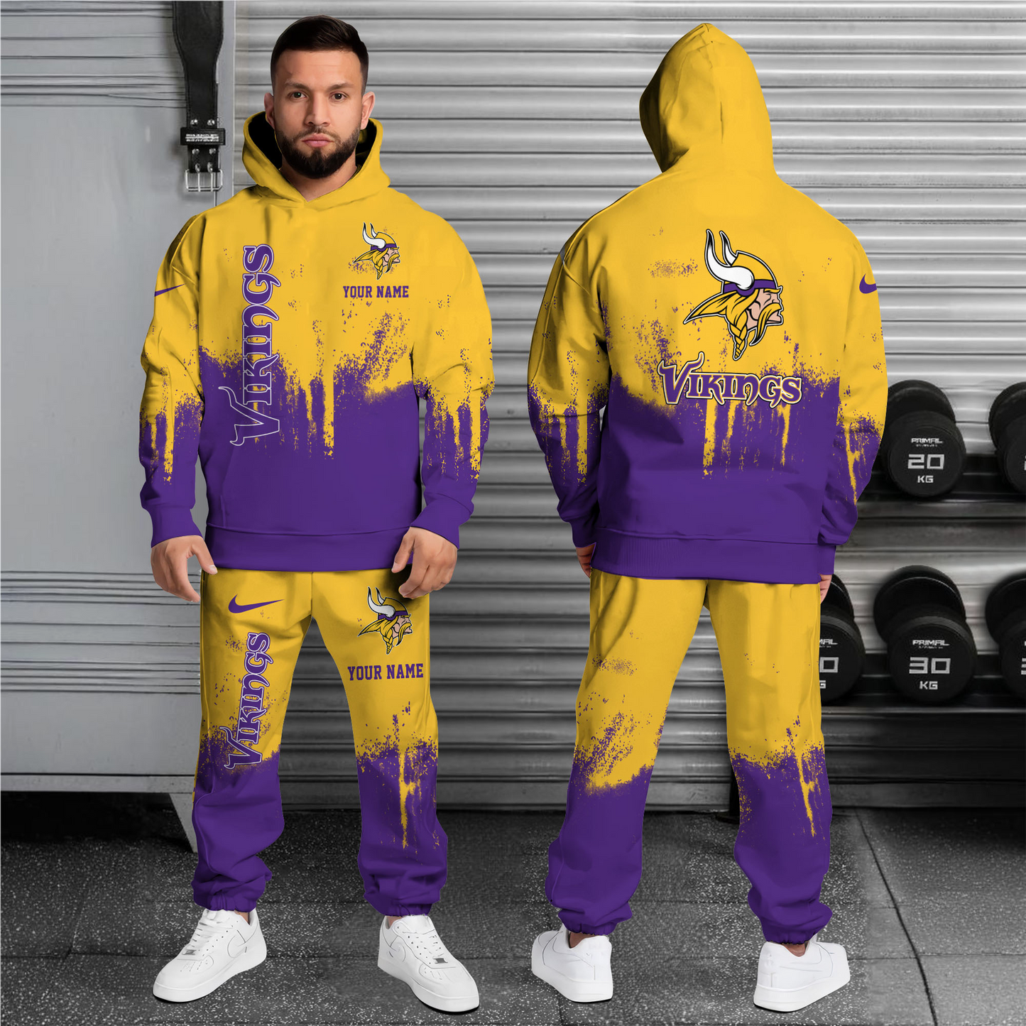 NFL x MV Combo Hoodie And Sweatpants V1 NAK NHT