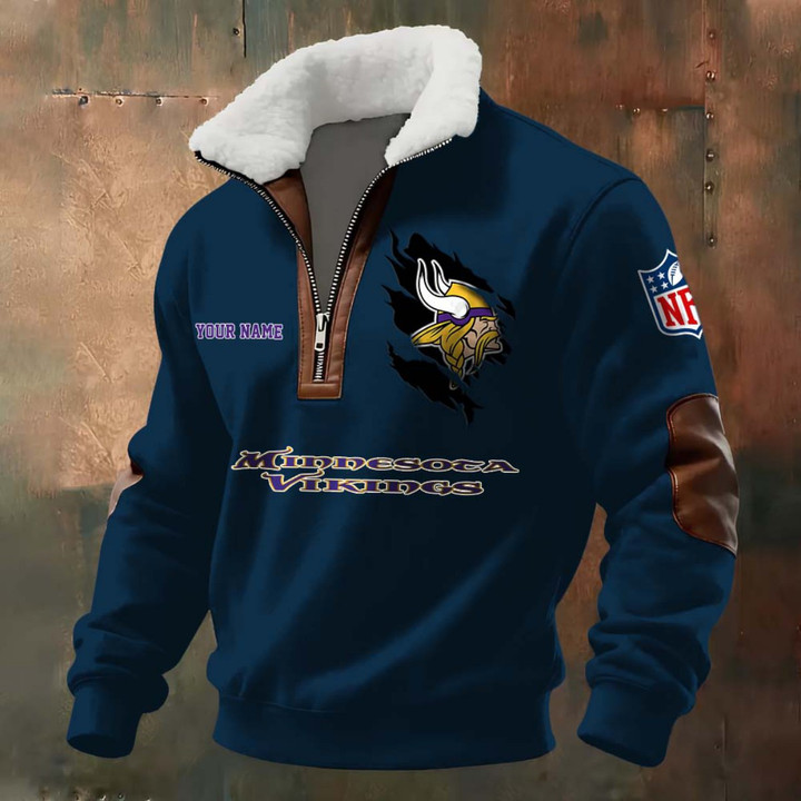 NFL x MV Fur Collar Sweatshirt V1 NAK