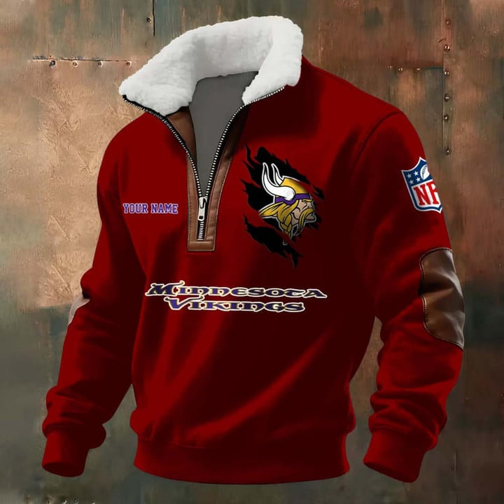 NFL x MV Fur Collar Sweatshirt V1 NAK