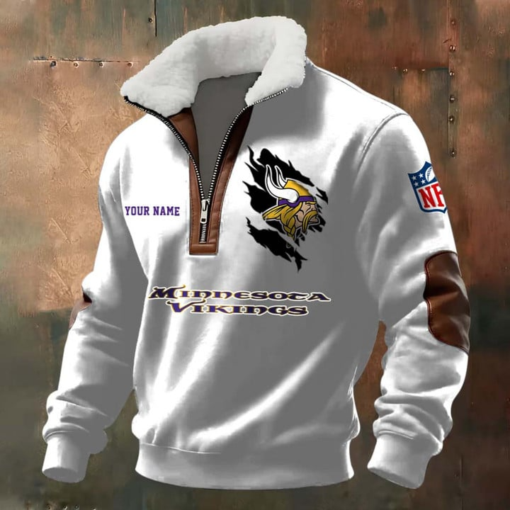 NFL x MV Fur Collar Sweatshirt V1 NAK