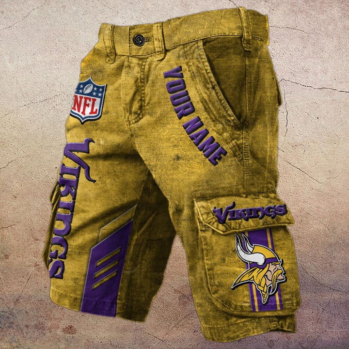 NFL x MV Personalized Cargo Shorts V1 NAK