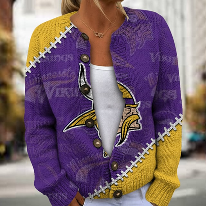 NFL x MV Women cardigan sweater V1 NAK TXP