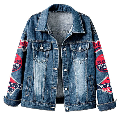 NFL x NE Champions  Denim Jacket HLP