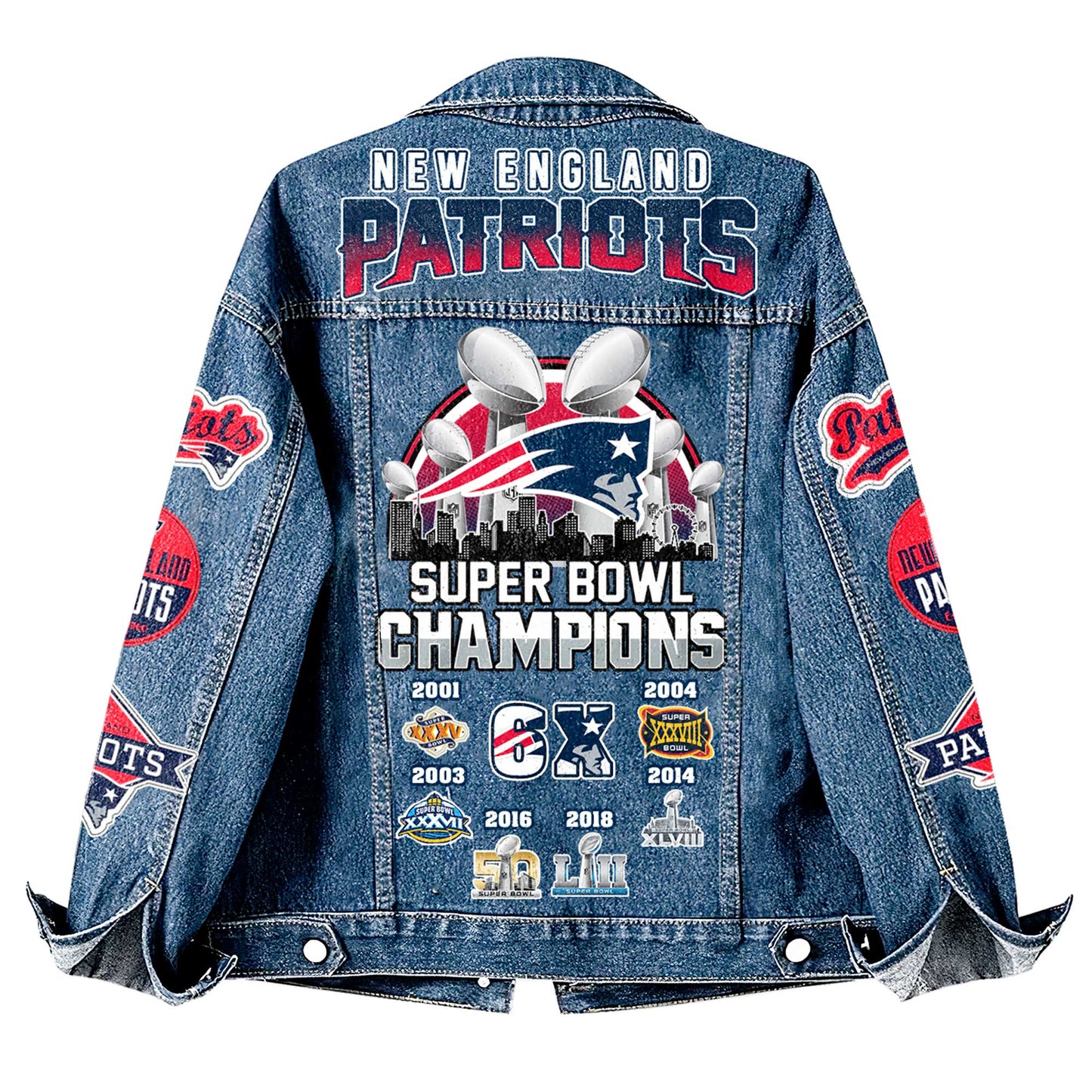 NFL x NE Champions  Denim Jacket HLP