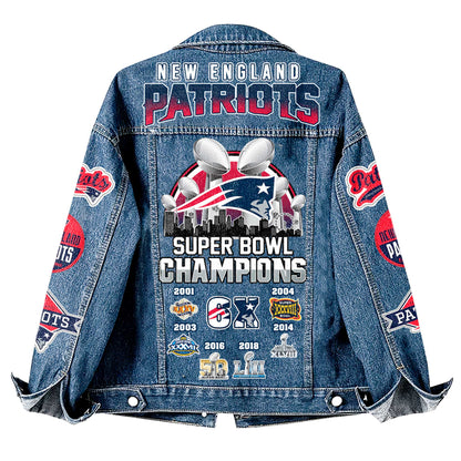 NFL x NE Champions  Denim Jacket HLP