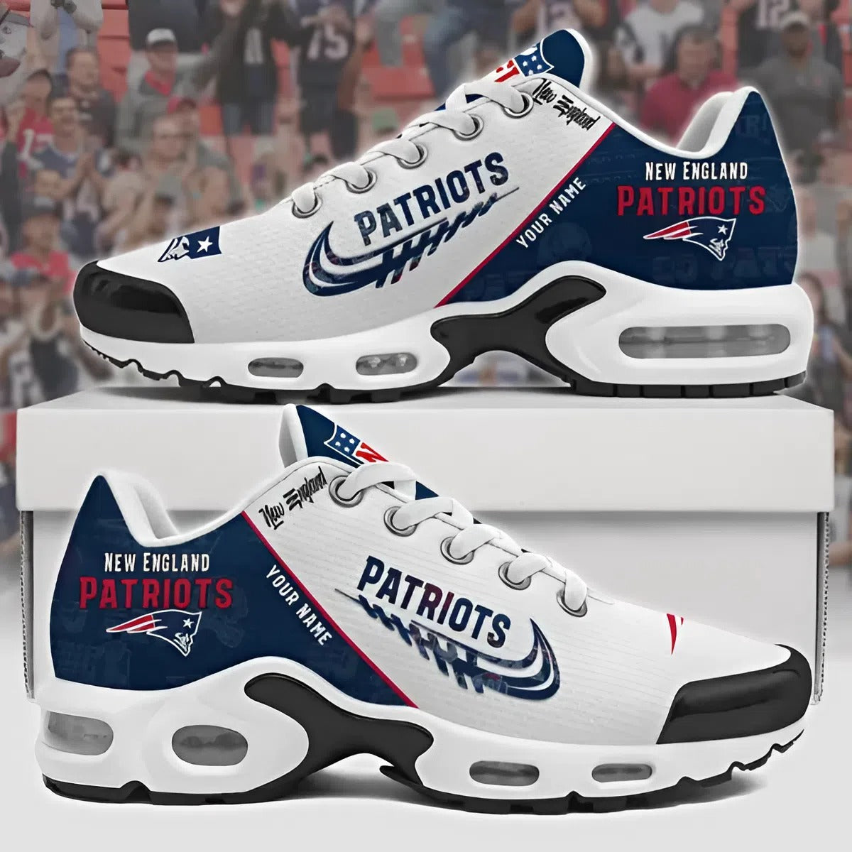 NFL x NE Customize Your Name Ver 28 Sport Shoes V1 NAK NHM