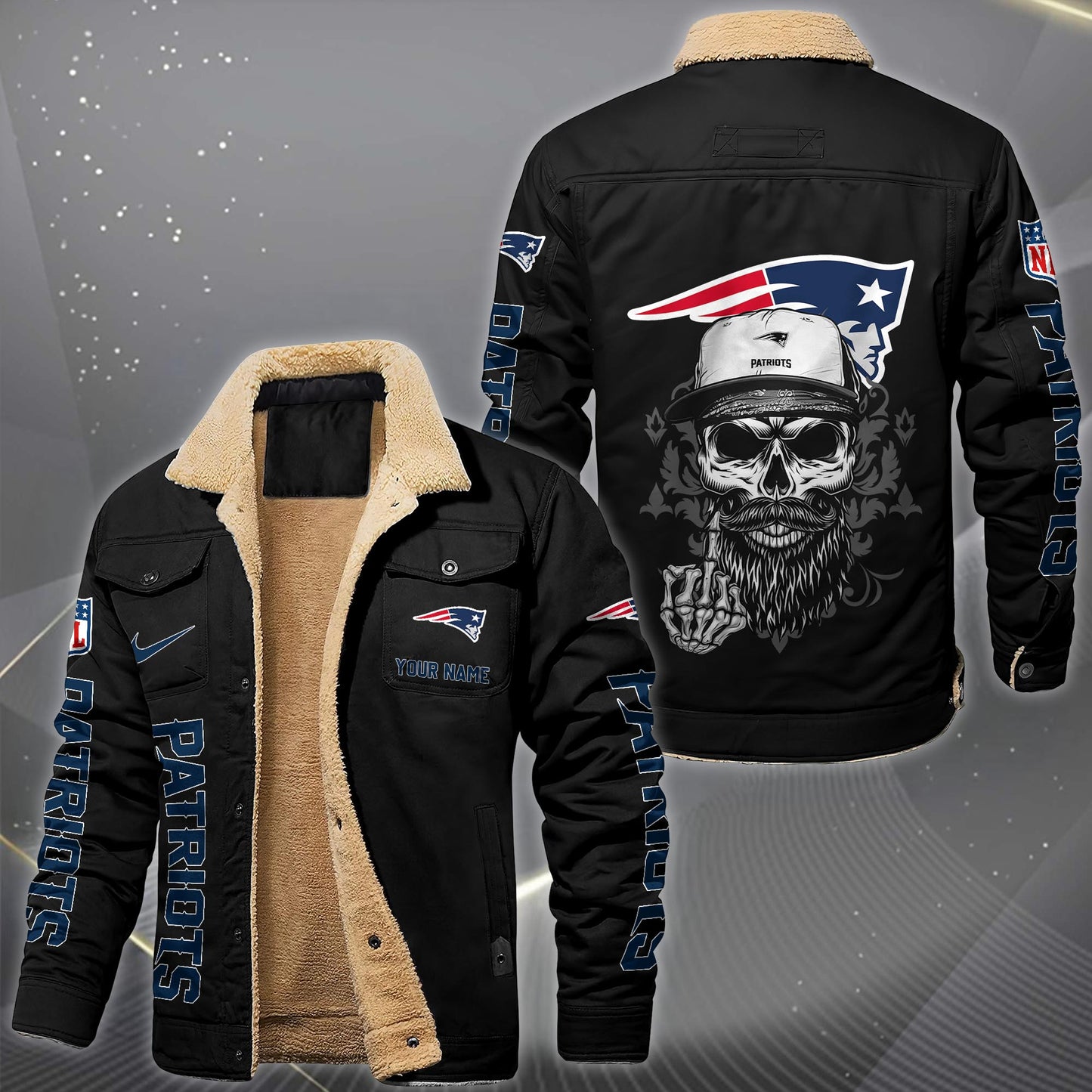 NFL x NE Fleece Lined Cargo Jacket HLP