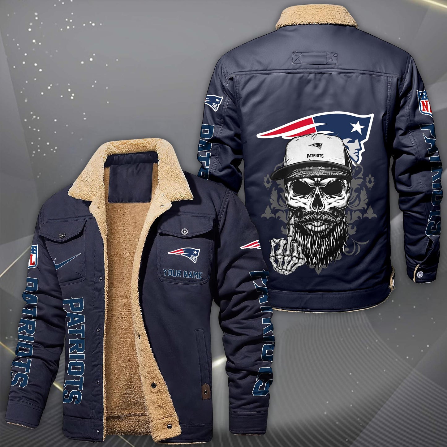 NFL x NE Fleece Lined Cargo Jacket HLP