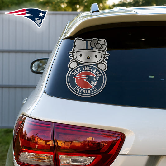 NFL x NE Hello Kitty Car Badge Sticker HLP