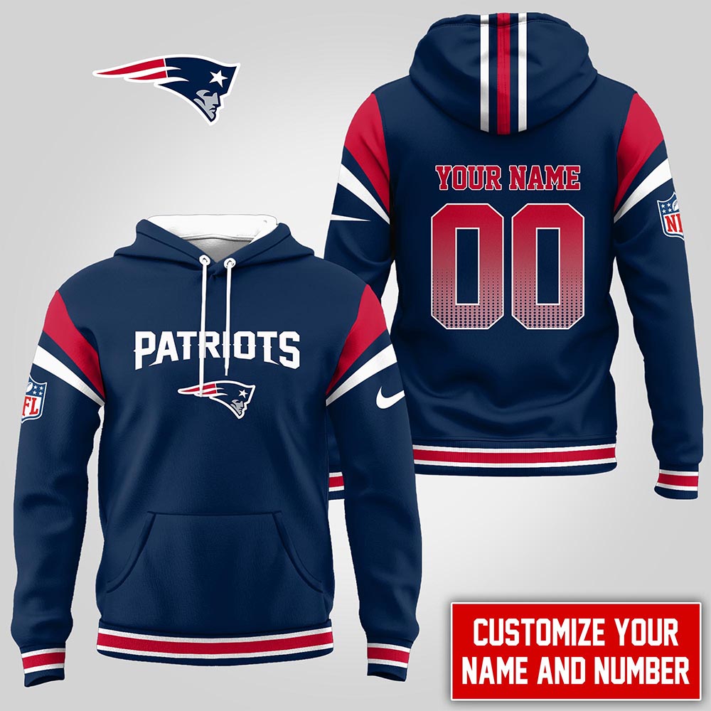NFL x NE Personalized Hoodie HLP