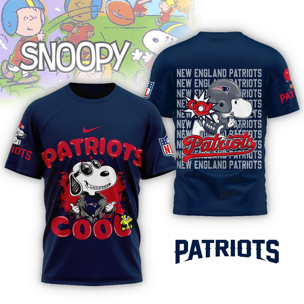 NFL x NE Snoopy Cool 3D Shirt HLP 271025