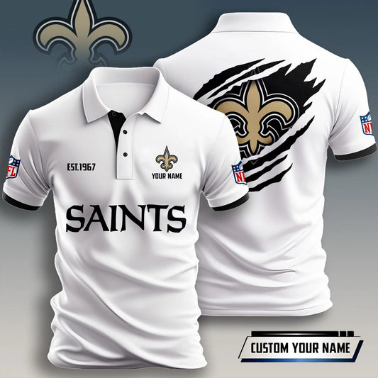 NFL x NO Est Personalized Polo Shirt HLP