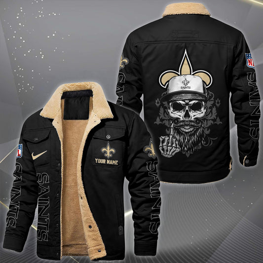 NFL x NO Fleece Lined Cargo Jacket HLP