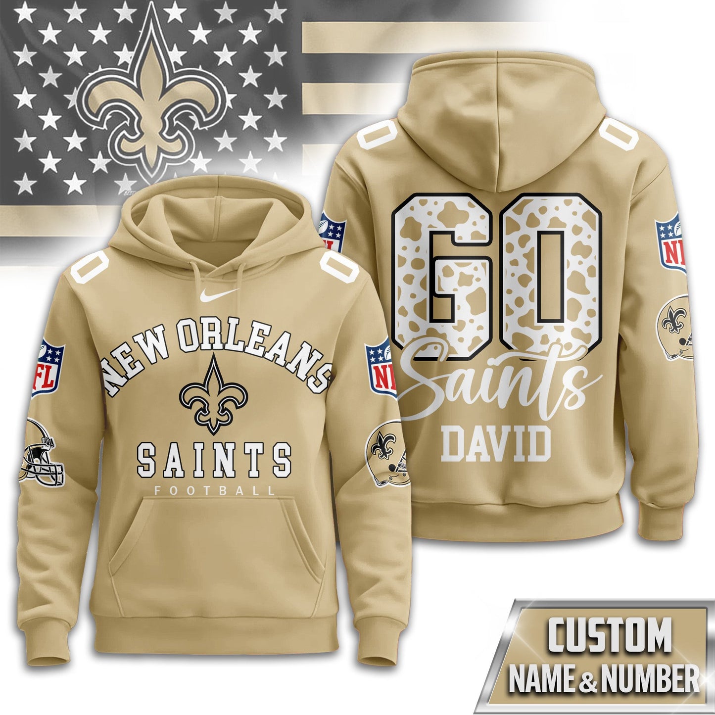 NFL x NO Go Personalized Hoodie HLP
