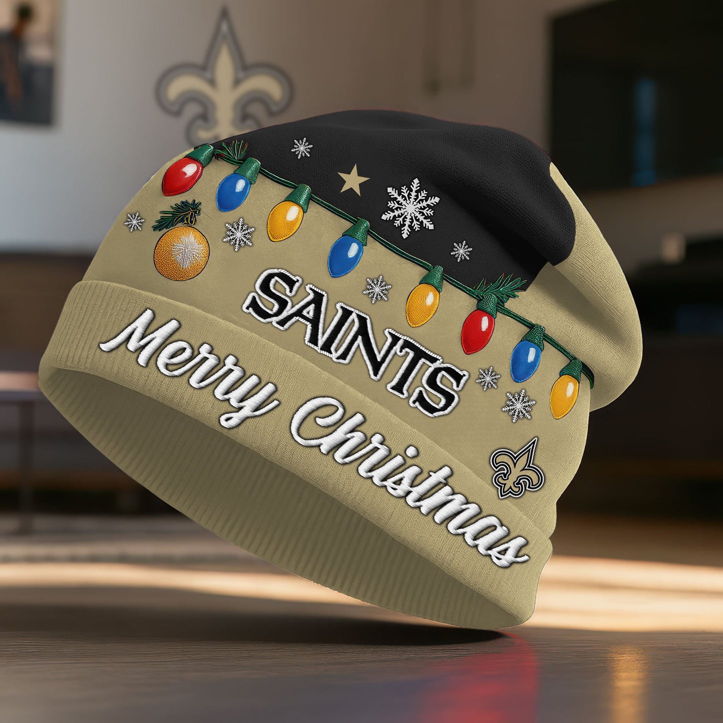 NFL x NO Merry Christmas Beanie Hat HLP