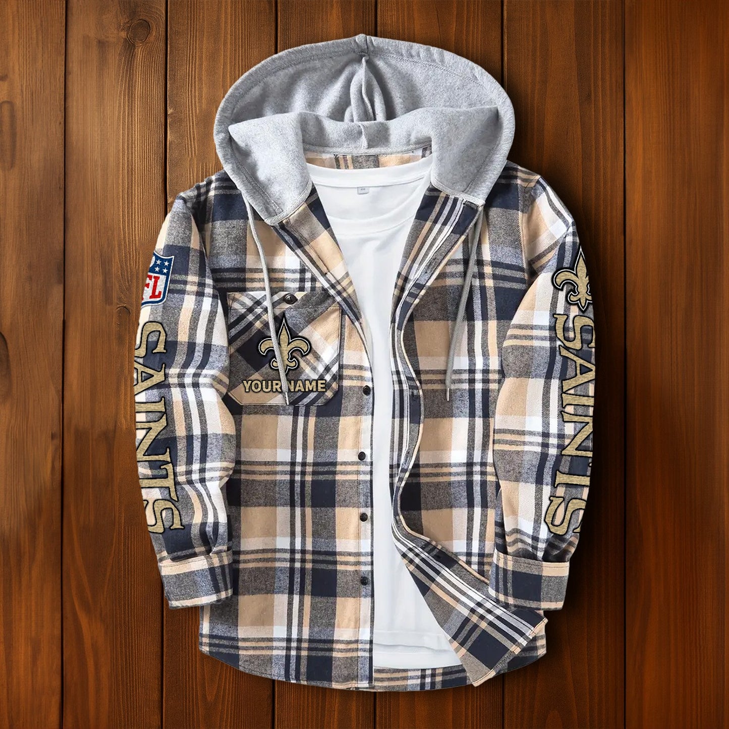NFL x NO Personalized Flannel Hoodie Shirts HLP
