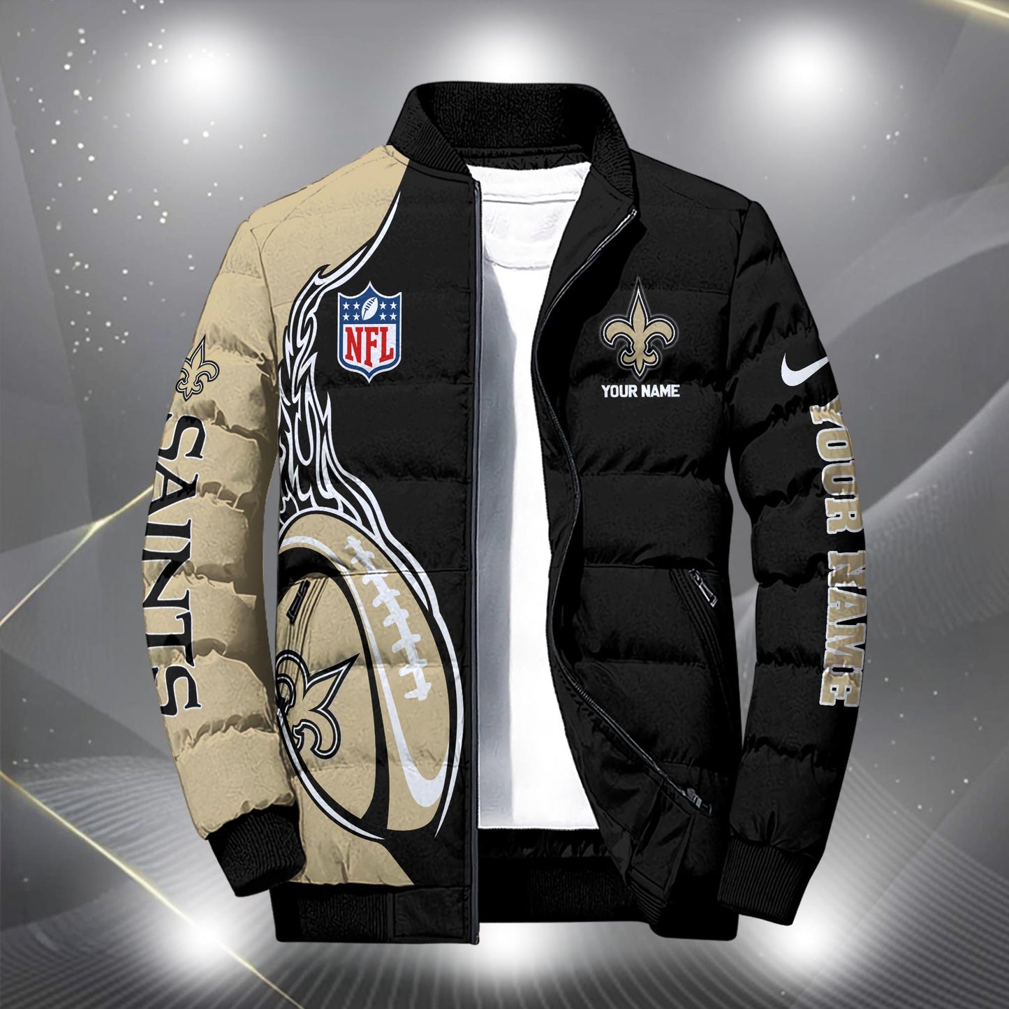 NFL x NO Personalized Puffer Jacket HLP