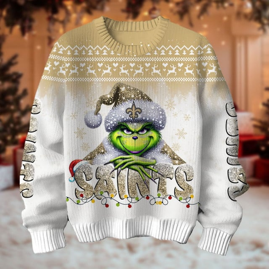 NFL x NOS Merry Grinchmas Football Sweater V1 NAK