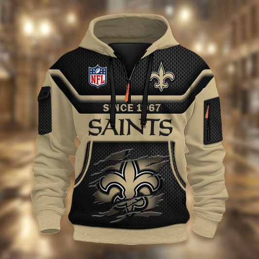 NFL x NOS Multicolor Zip Hoodie Shirt DDT CTND