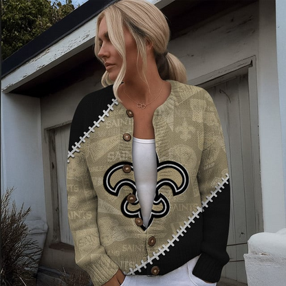 NFL x NOS Women cardigan sweater V1 NAK TXP