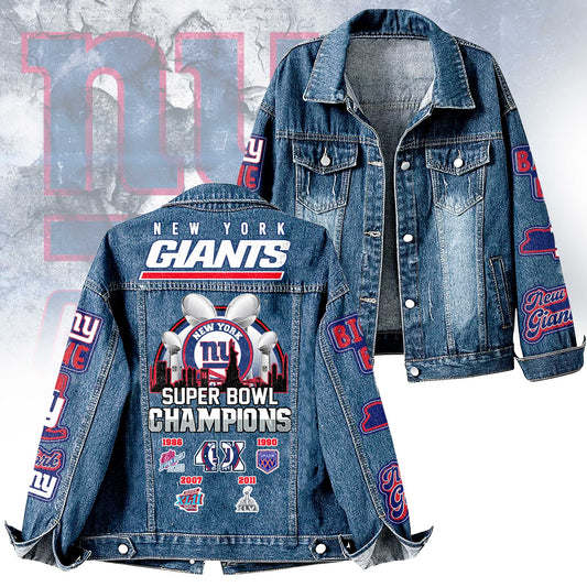 NFL x NYG Champions  Denim Jacket HLP