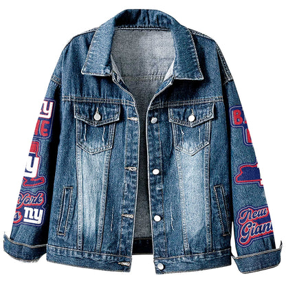 NFL x NYG Champions  Denim Jacket HLP