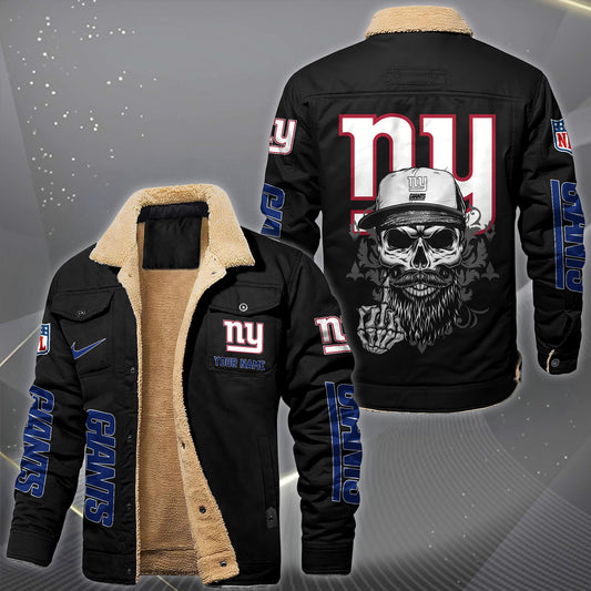 NFL x NYG Fleece Lined Cargo Jacket HLP