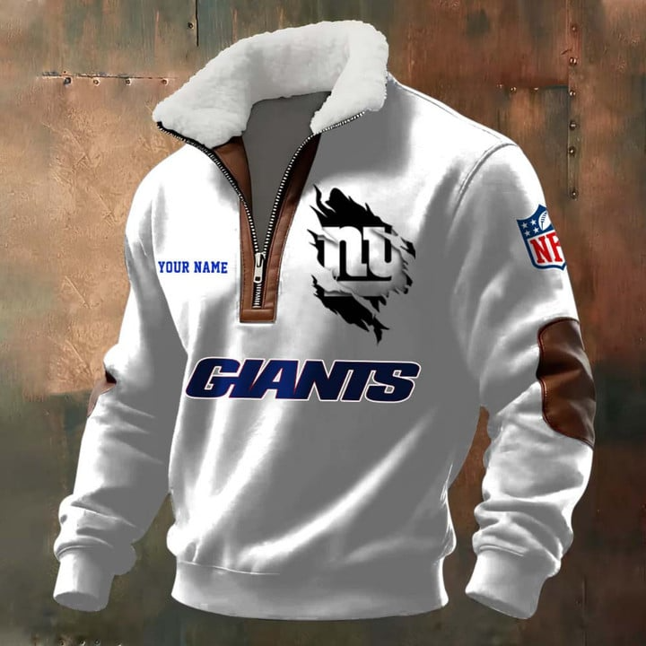 NFL x NYG Fur Collar Sweatshirt V1 NAK