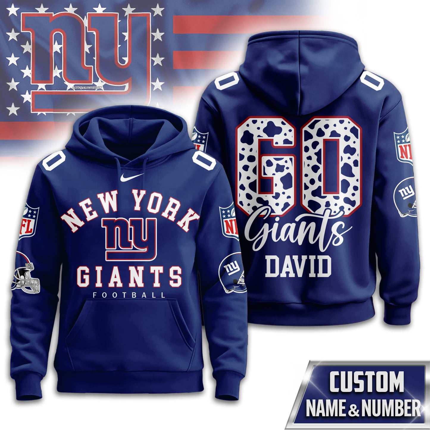 NFL x NYG Go Personalized Hoodie HLP