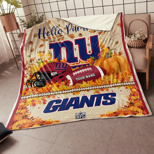 NFL x NYG Hello Pumpkin Quilt HLP HLPHUONG