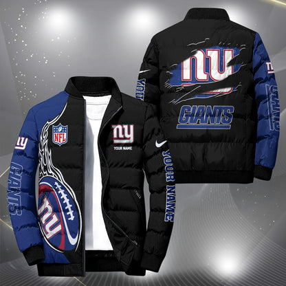 NFL x NYG Personalized Puffer Jacket HLP