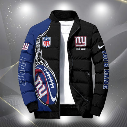 NFL x NYG Personalized Puffer Jacket HLP