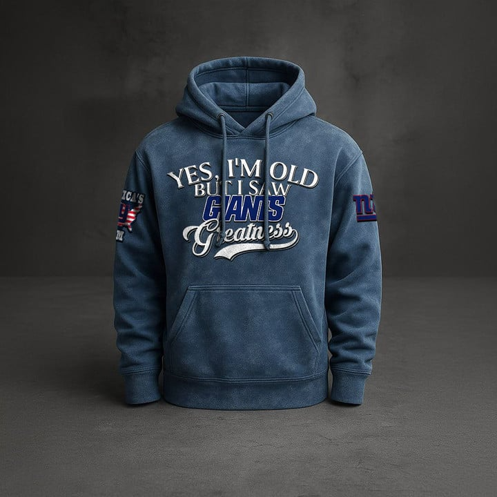 NFL x NYG Retro Style Hoodie V1 NAK